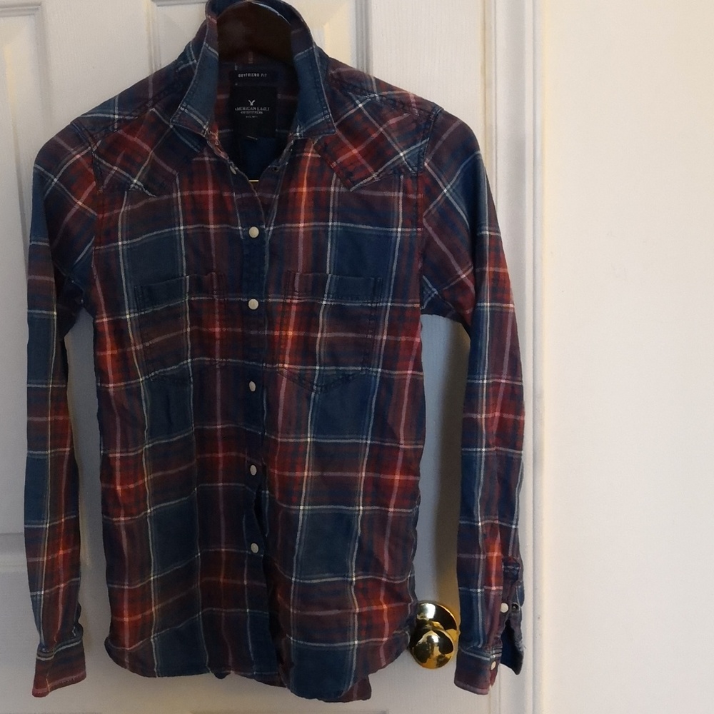 American Eagle check shirts